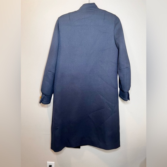 Tory Burch Warren Coat Navy Size 2/XS - Picture 5 of 7